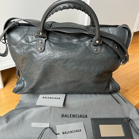 NEW Balenciaga City Bag Grey - Picture 3 of 14